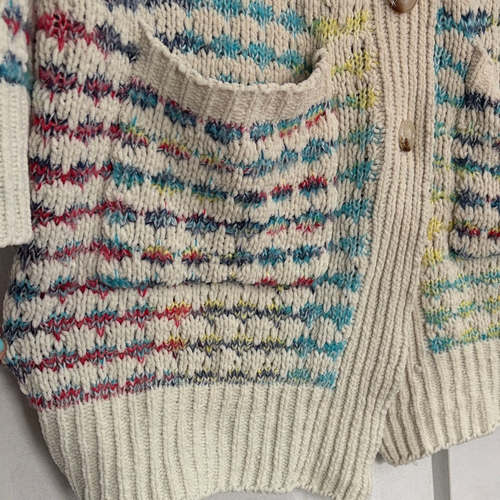 POL Cream Multicolor Button Cardigan - Picture 7 of 9